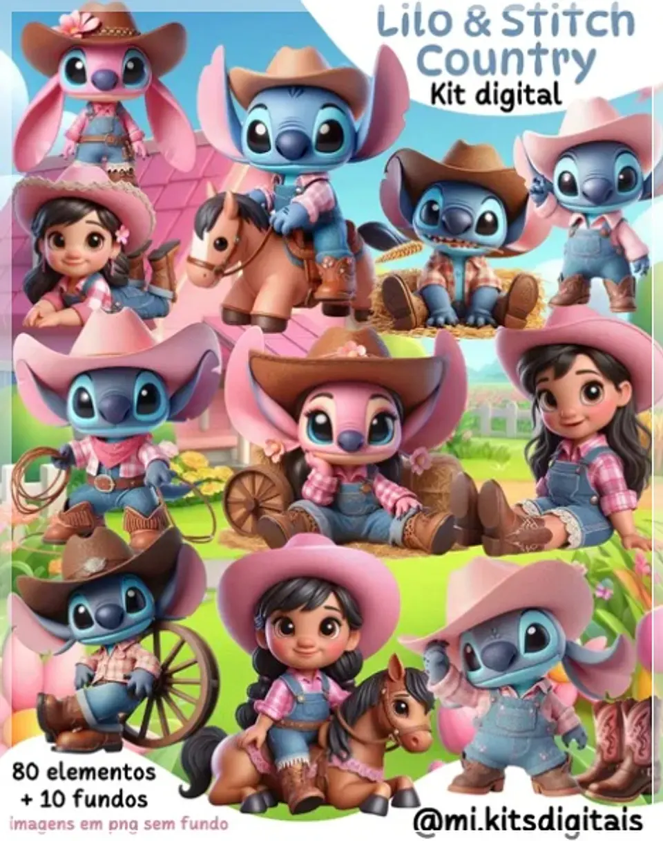 Kit Digital Lilo e Stitch, Country 47 1