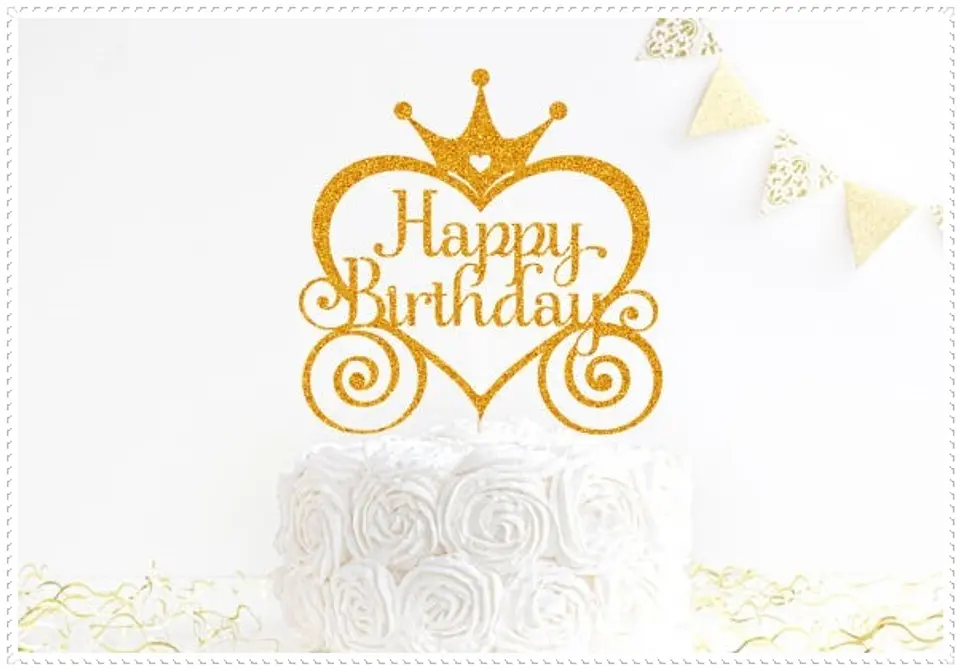 Arquivo de Corte Topo de Bolo Happy Birthday 64 1