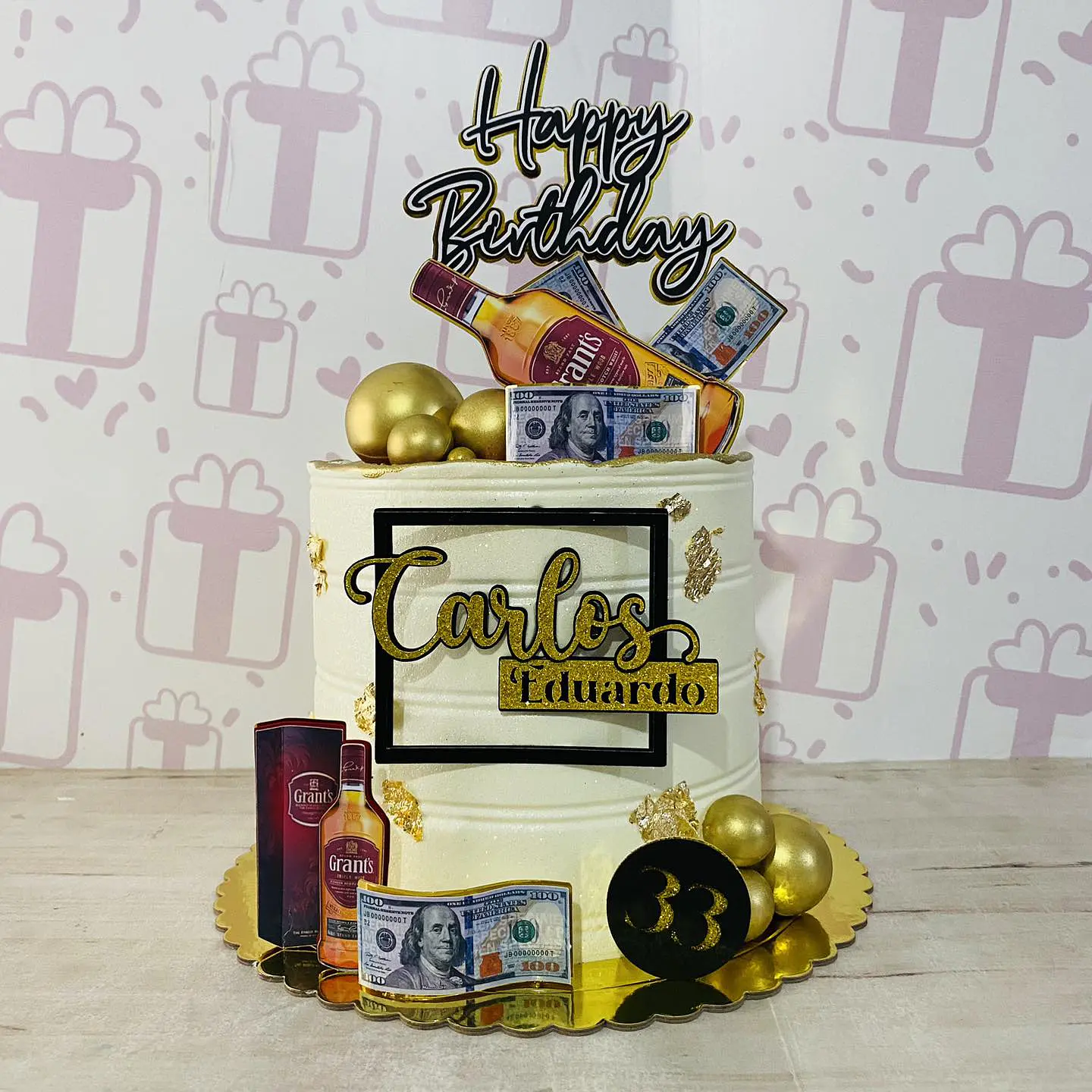 Arquivo de Corte Topo de Bolo Happy Birthday 106 1