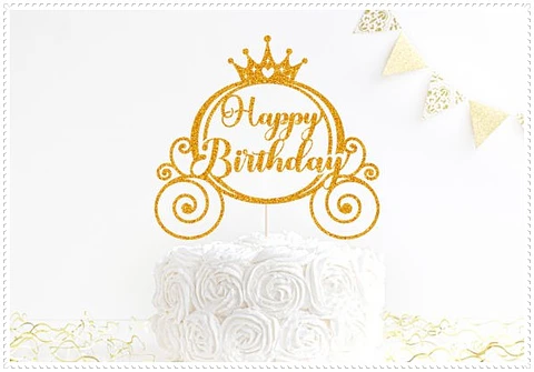 Arquivo de Corte Topo de Bolo Happy Birthday 69