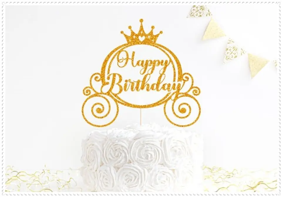 Arquivo de Corte Topo de Bolo Happy Birthday 69 1