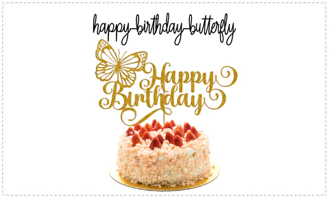 Arquivo de Corte Topo de Bolo Happy Birthday 66