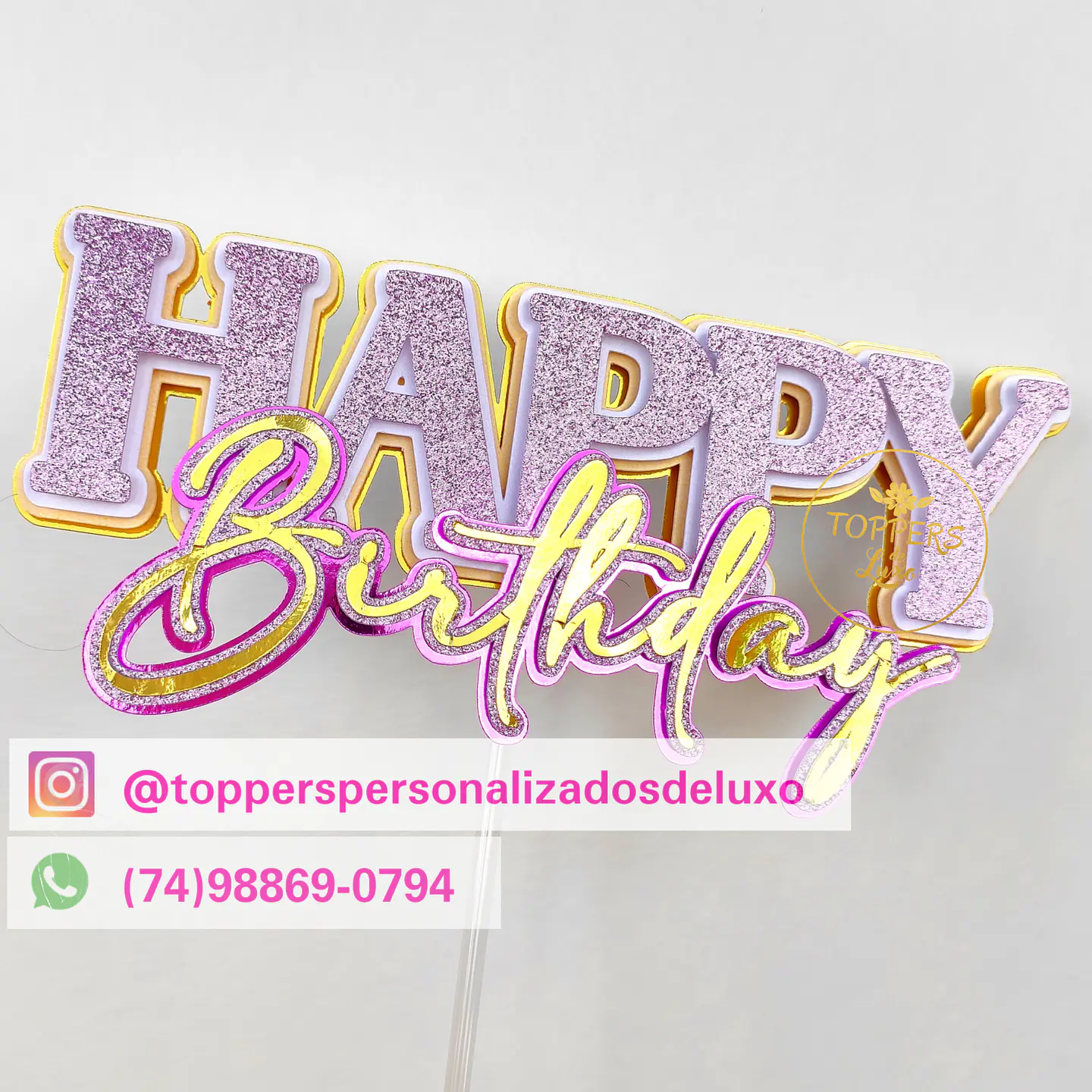 Arquivo de Corte Topo de Bolo Happy Birthday 39 1