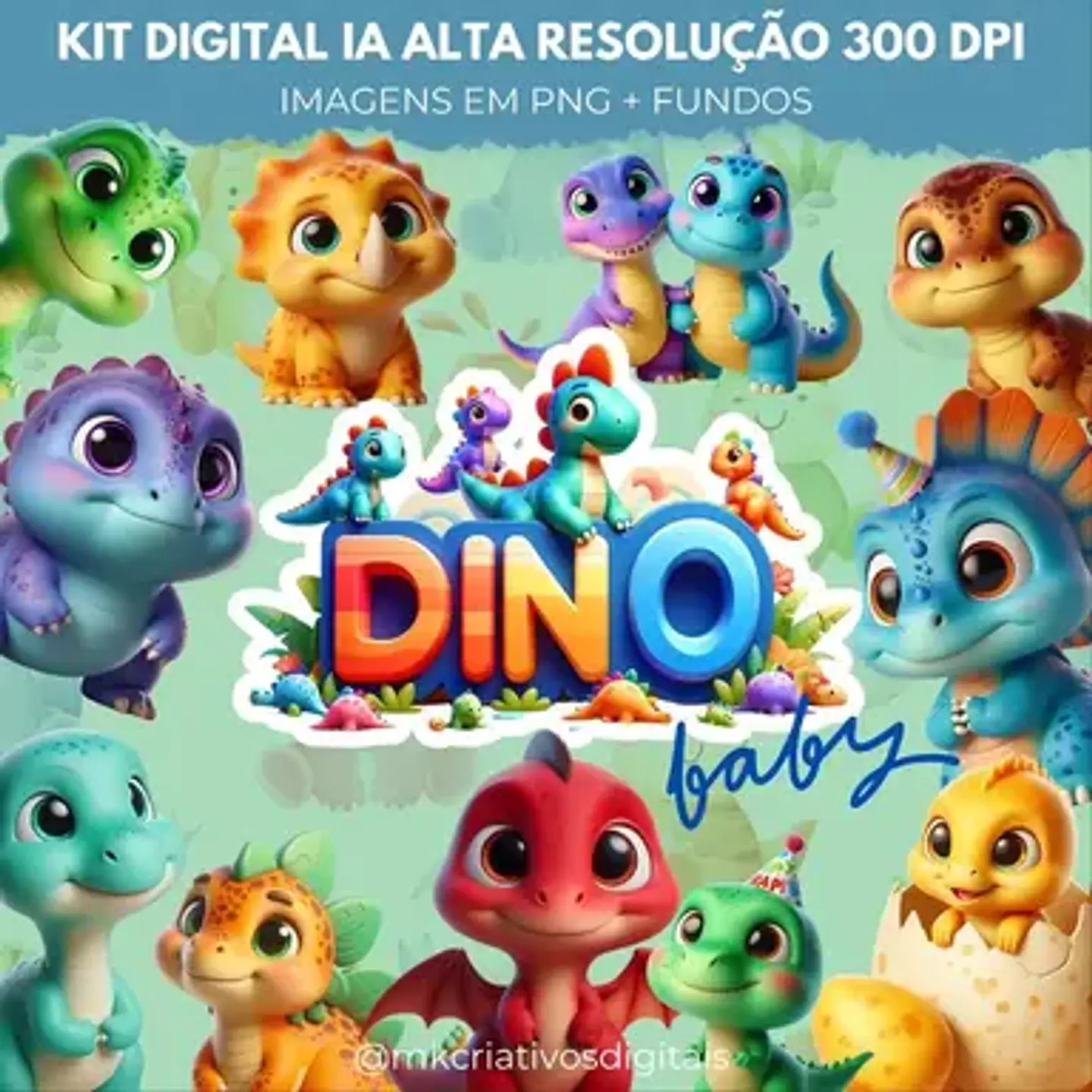 Kit Digital Dino Baby 71 1