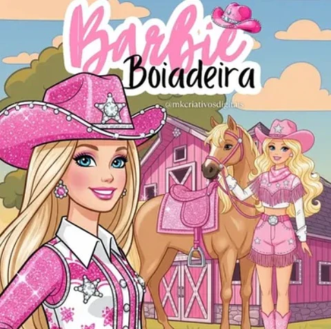 Kit Digital Barbie Boiadeira 14