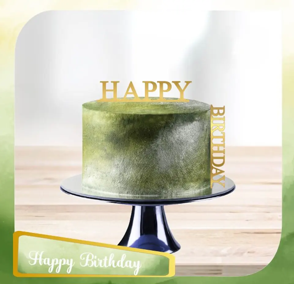 Arquivo de Corte Topo de Bolo Happy Birthday 92 1
