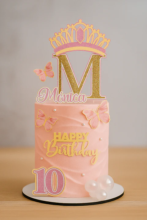 Arquivo de Corte Topo de Bolo Happy Birthday 14