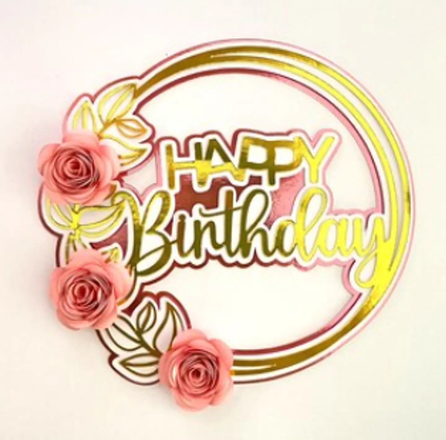 Arquivo de Corte Topo de Bolo Happy Birthday 9 1