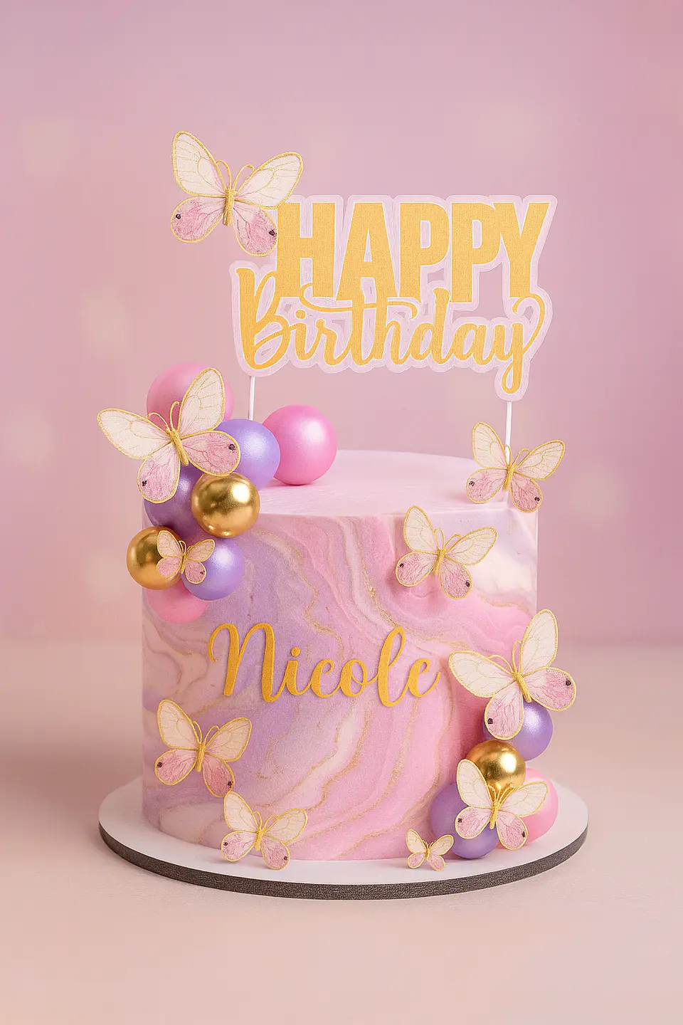 Arquivo de Corte Topo de Bolo Happy Birthday 16 1