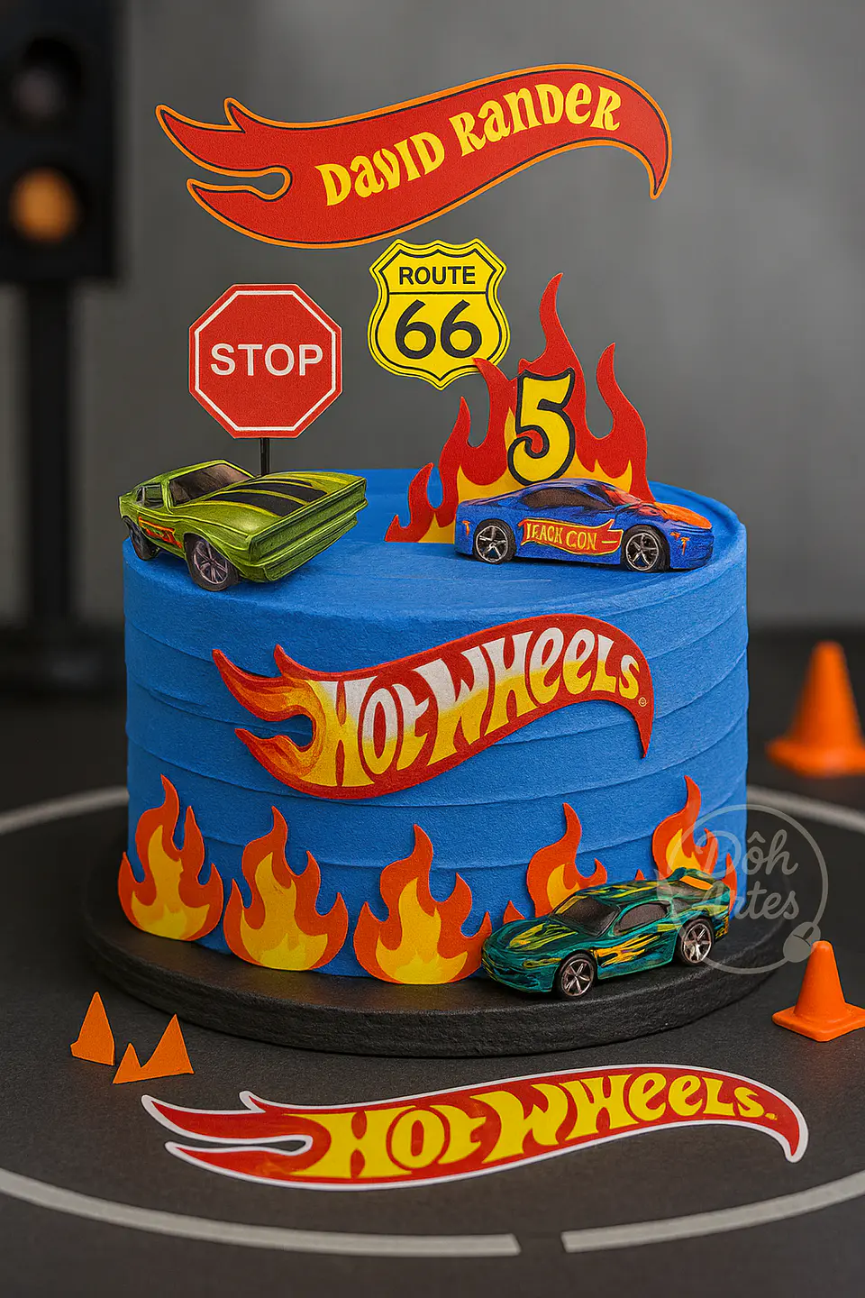 Arquivo de Corte Topo de Bolo Hot Wheels 22 1