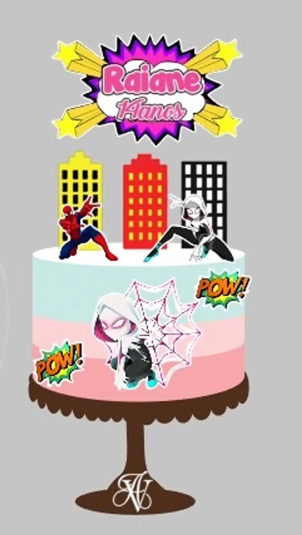 Arquivo de Corte Topo de Bolo Homem Aranha Spider Man 18 1
