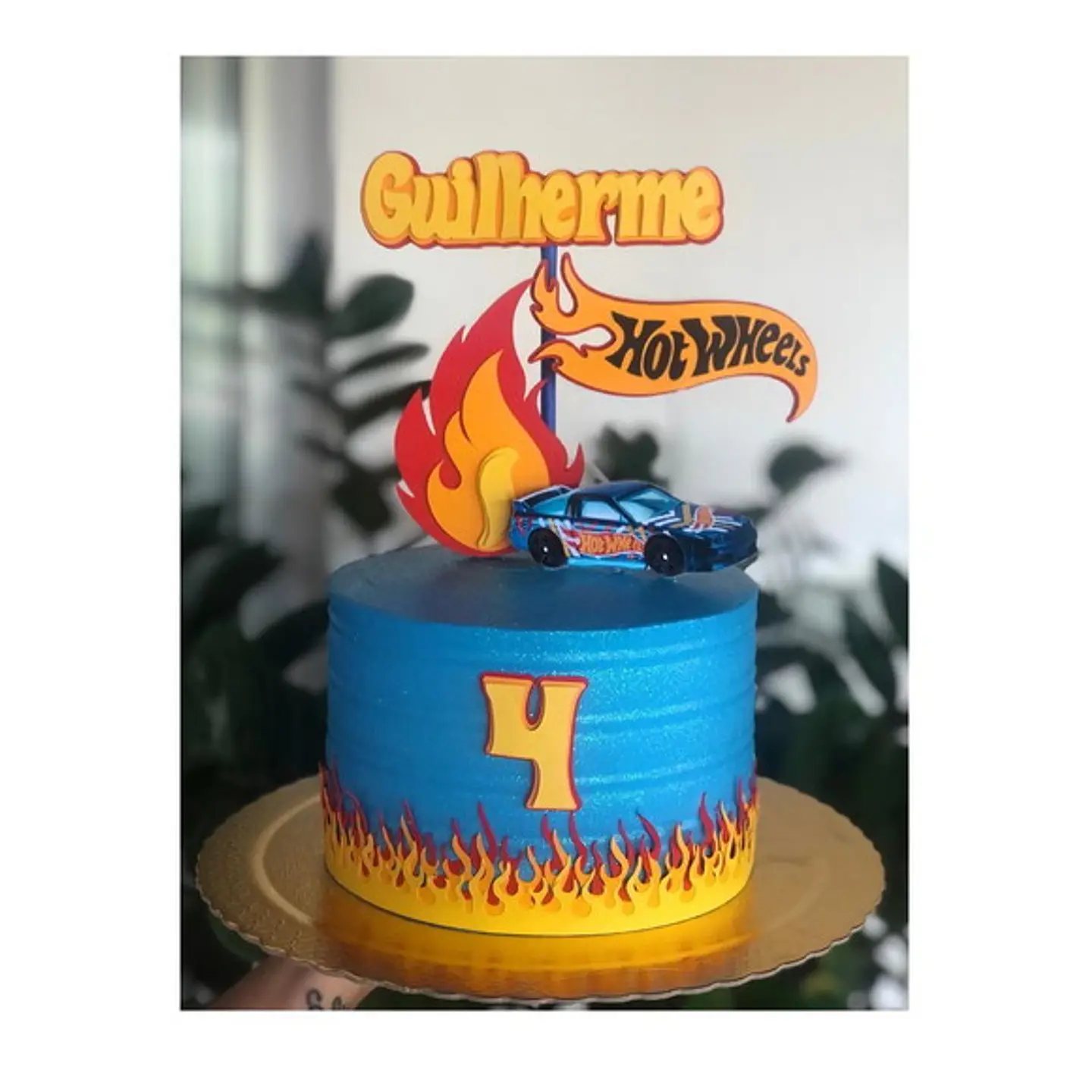Arquivo de Corte Topo de Bolo Hot Wheels 12 1