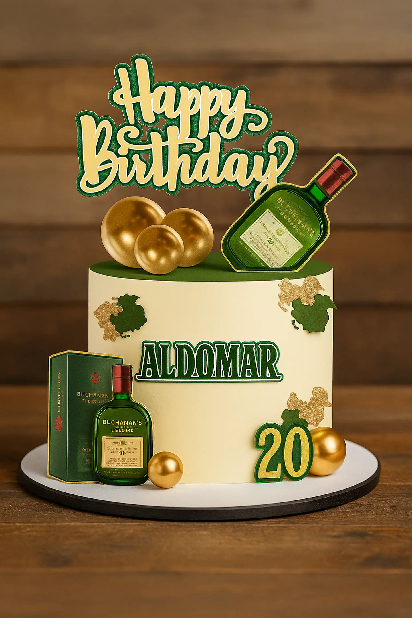 Arquivo de Corte Topo de Bolo Happy Birthday 15 1