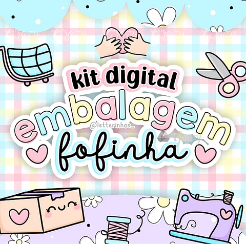 Kit Digital Embalagem Fofinha 3