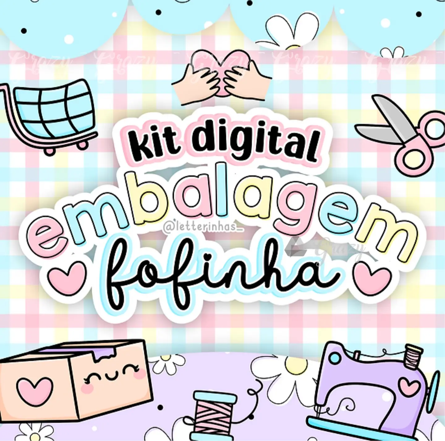 Kit Digital Embalagem Fofinha 3 1