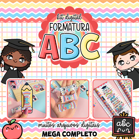 Kit Digital Formatura ABC