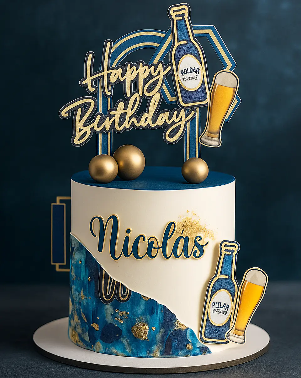 Arquivo de Corte Topo de Bolo Happy Birthday 19 1