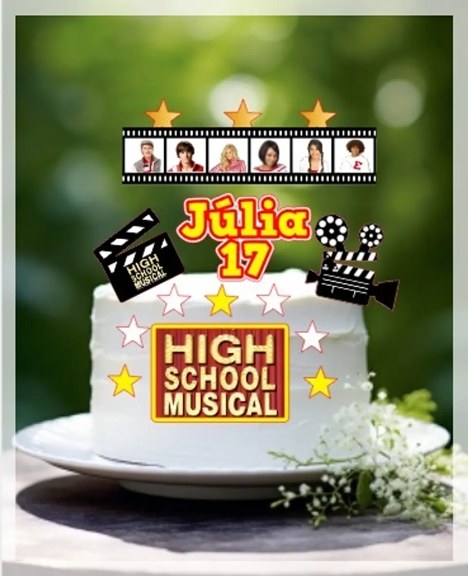 Arquivo de Corte Topo de Bolo High School Musical 1 1