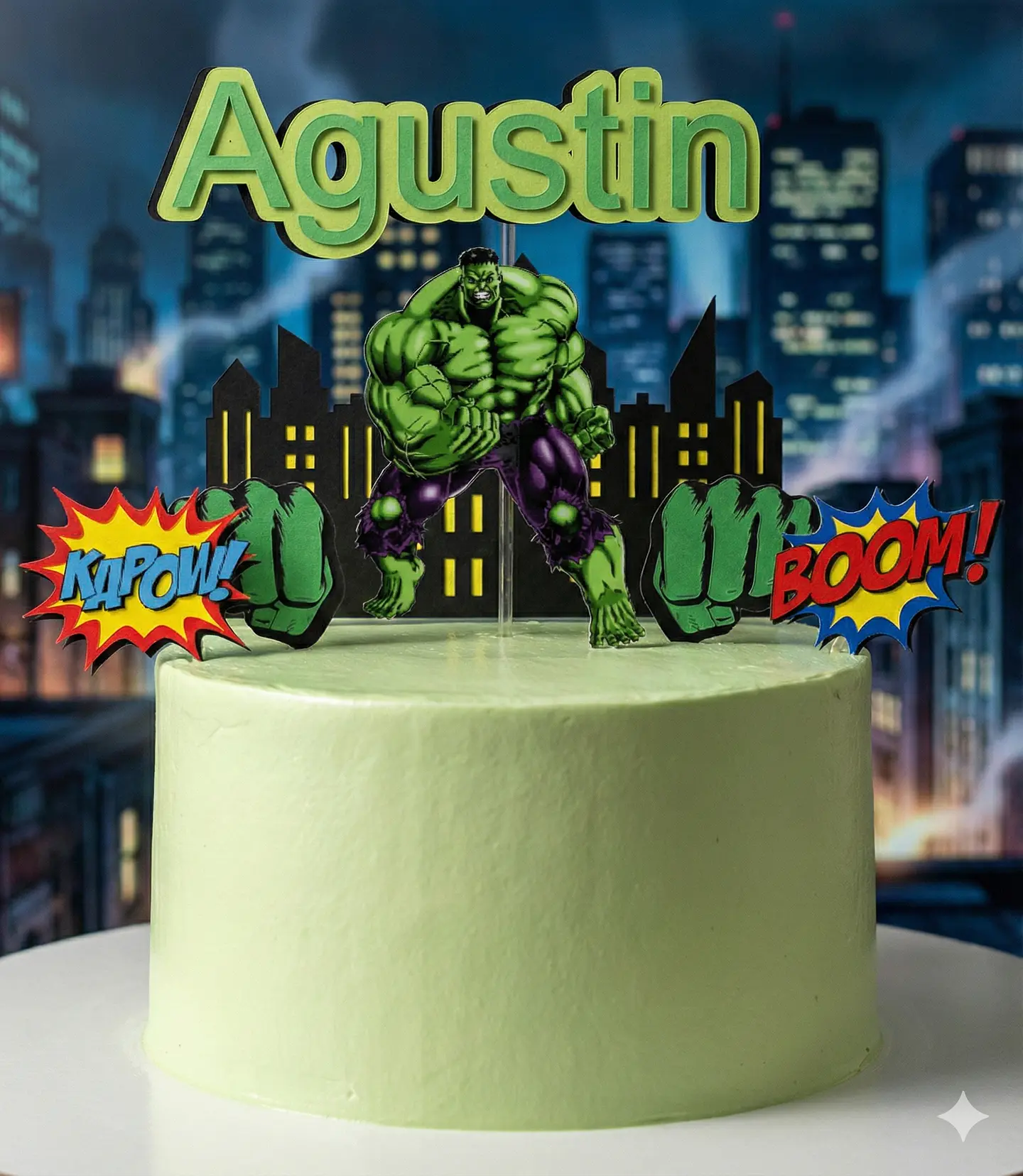 Arquivo de Corte Topo de Bolo Hulk 23 1
