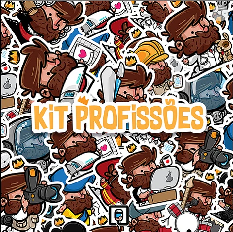 Kit Digital Profissões 45