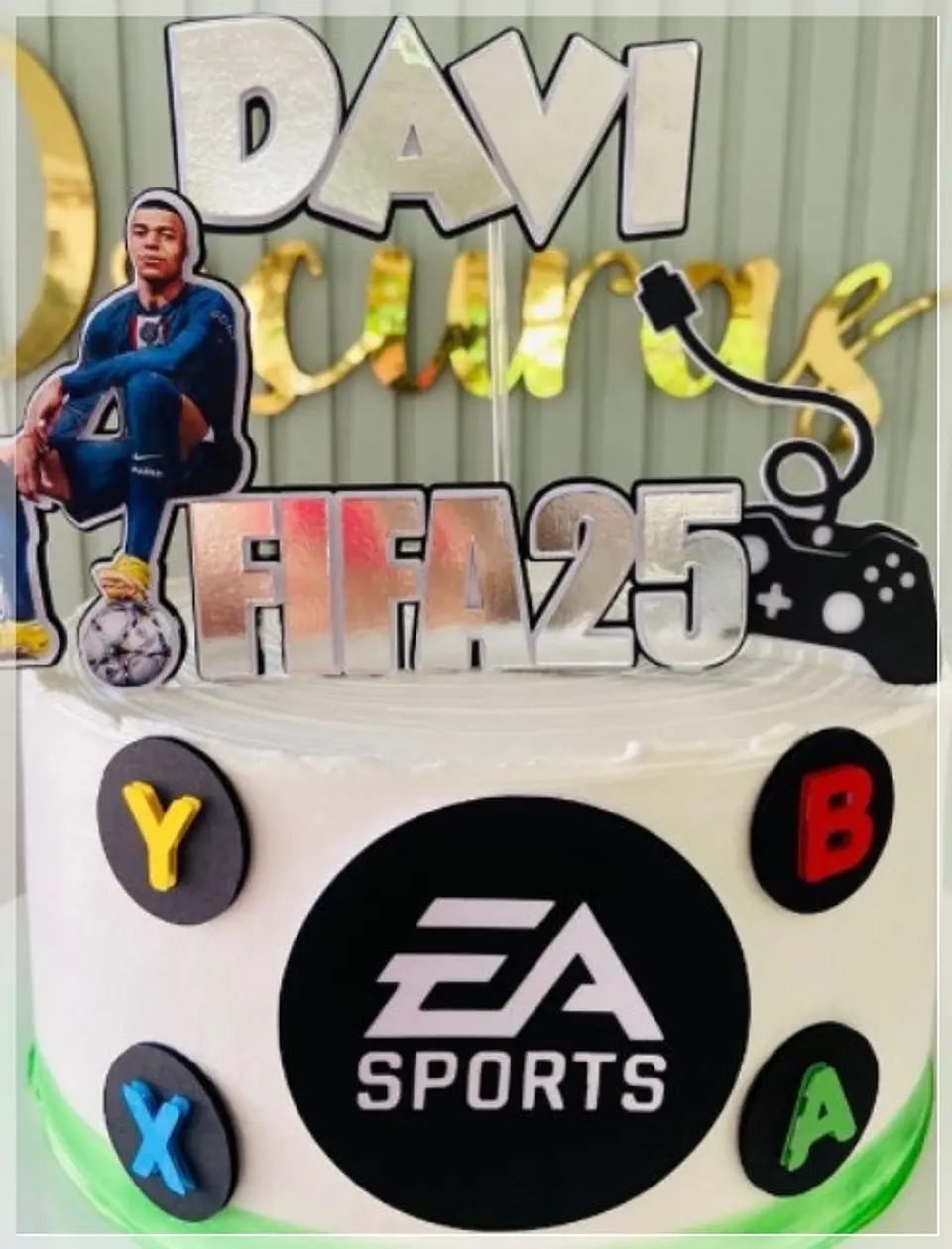 Arquivo de Corte Topo de Bolo Gamer - Vídeo Game Plastation Xbox 49 1