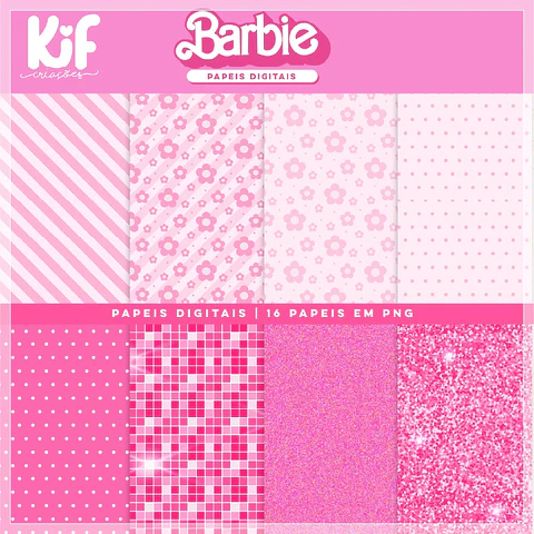 Kit Digital KifC PapeisBarbie 26