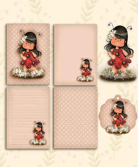 Kit Digital Menina Joaninha 5