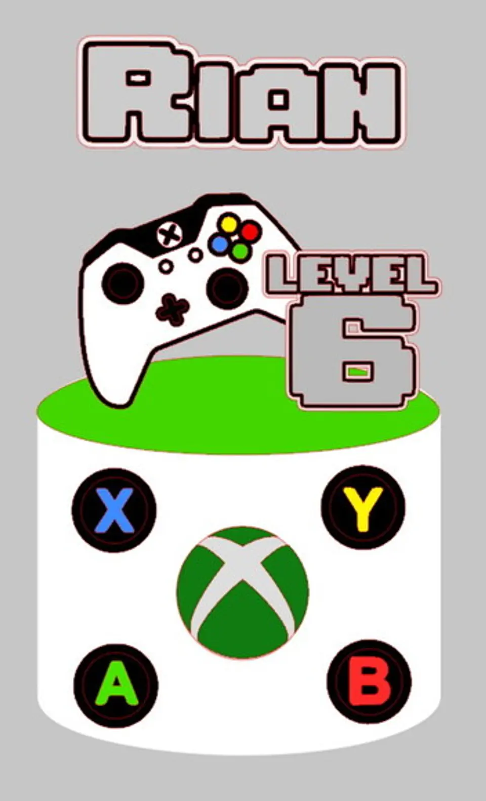 Arquivo de Corte Topo de Bolo Gamer - Vídeo Game Plastation Xbox 35 1