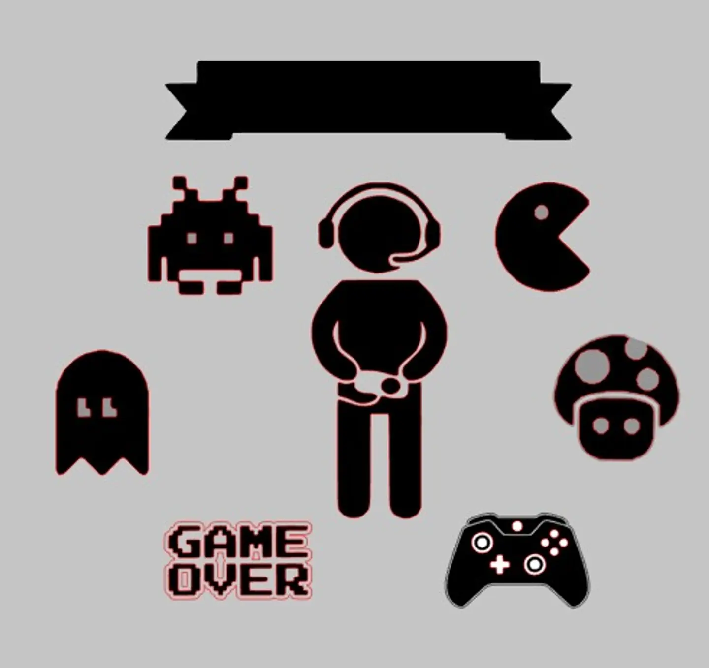 Arquivo de Corte Topo de Bolo Gamer - Vídeo Game Plastation Xbox 8 1