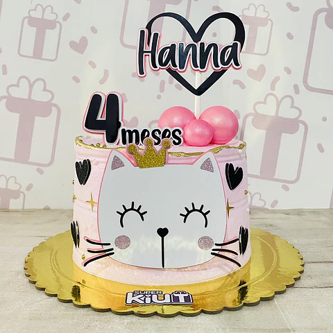 Arquivo de Corte Topo de Bolo Gatinho Gatinha 29