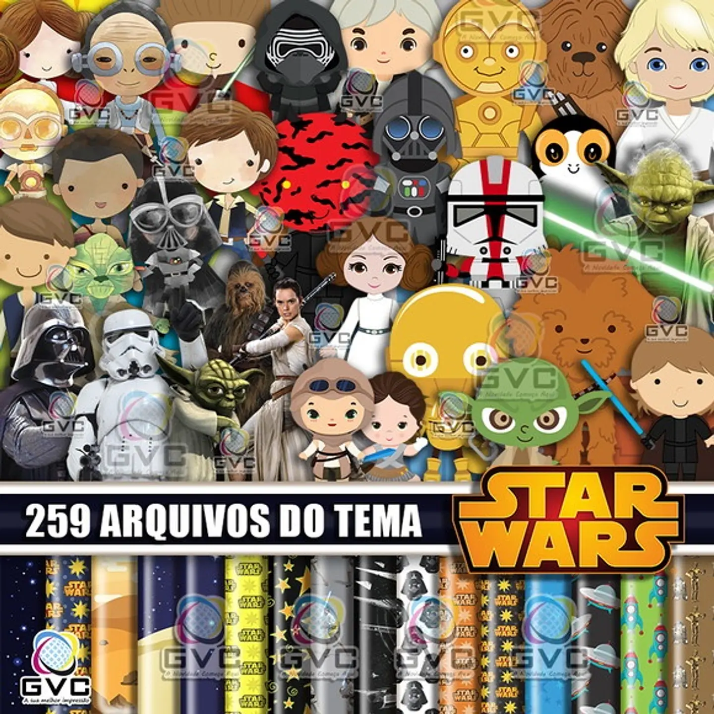 Kit Digital Star Wars Cute 92 1
