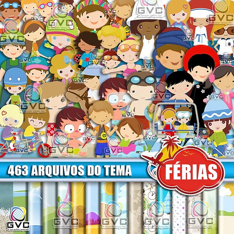 Kit Digital Férias Viagem 116