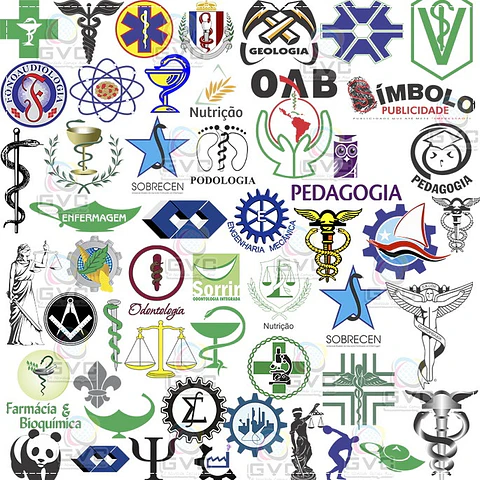 Kit Digital Logo Profissões 105
