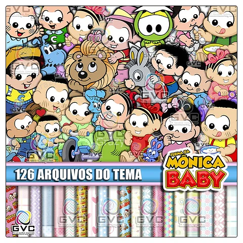 Kit Digital Turma da Mônica Baby 94