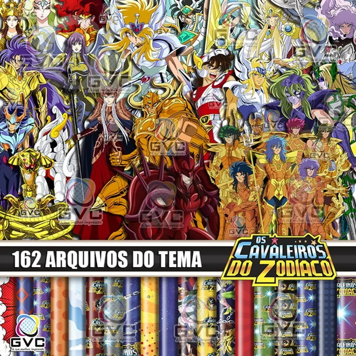 Kit Digital Cvc Cavaleiros do Zodiaco 72 1