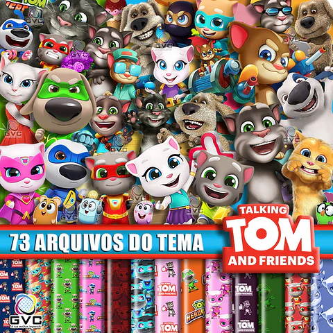 Kit Digital Tom e Amigos 159