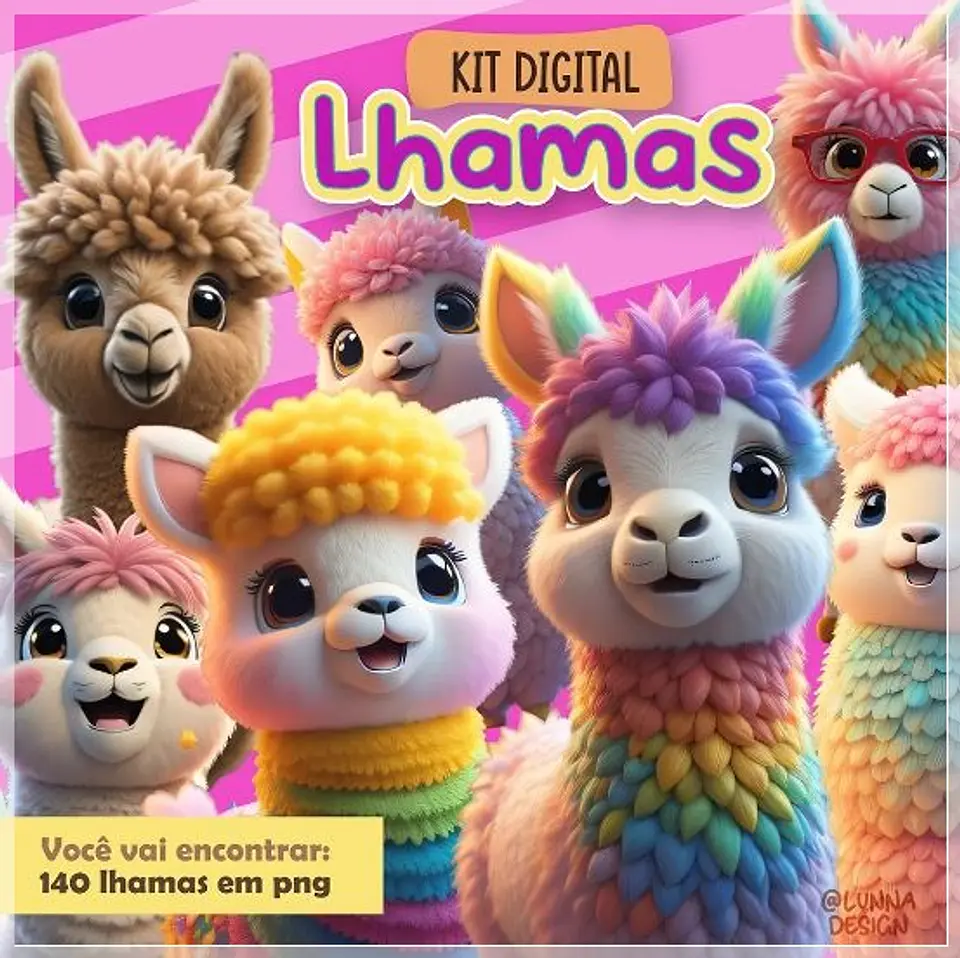 Kit Digital Lhama 7 1