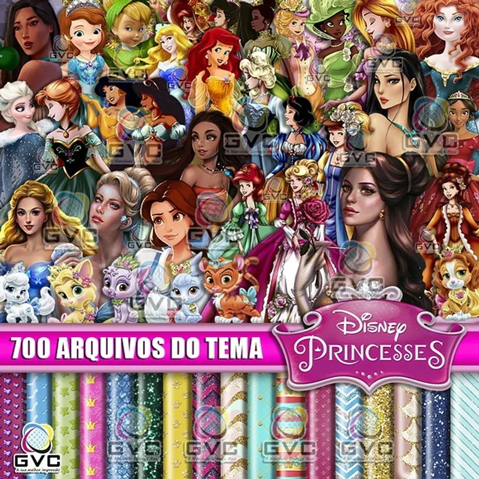 Kit Digital Princesas da Disney 37 1