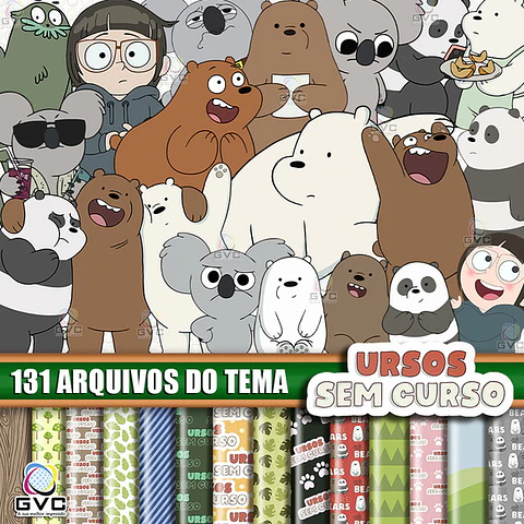 Kit Digital Urso Sem Curso 161