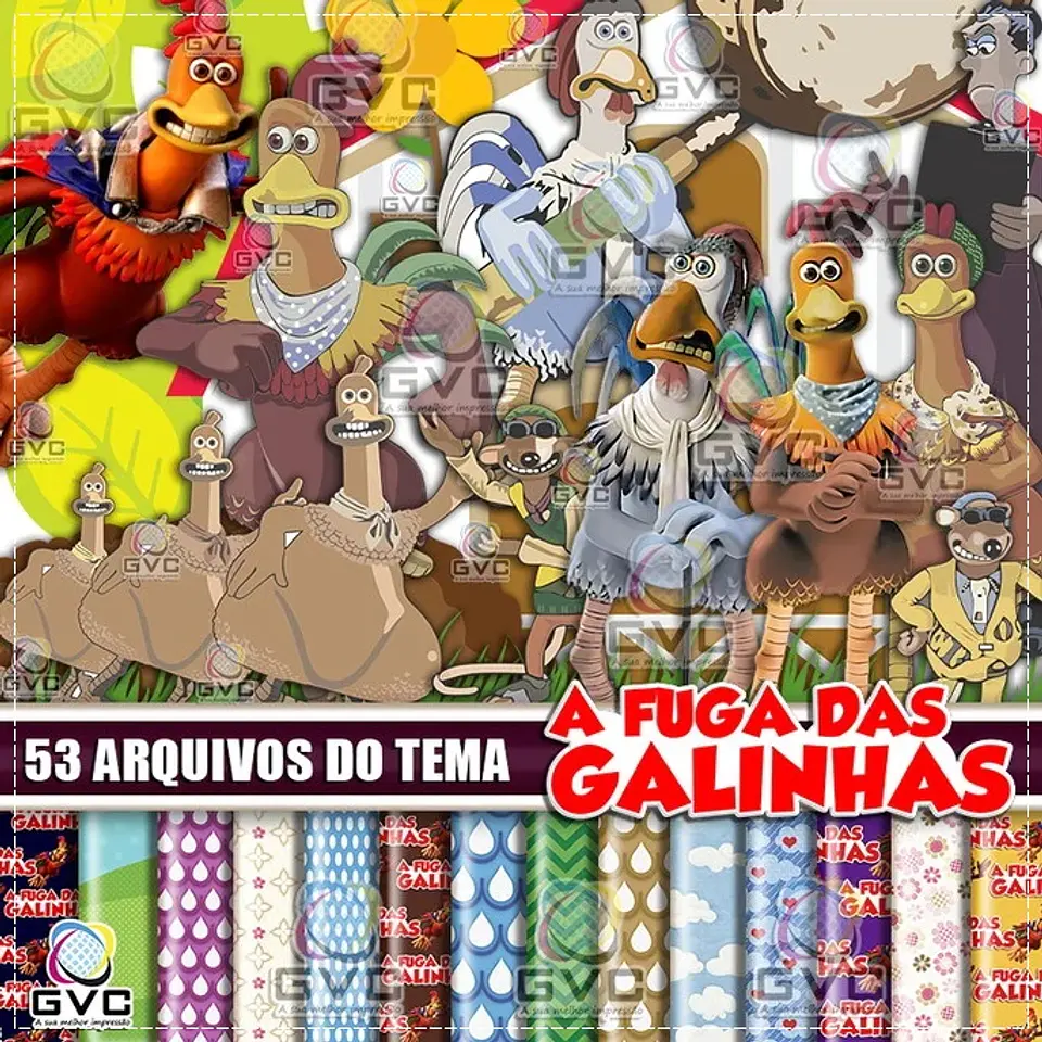 Kit Digital A Fuga das Galinhas 3 1