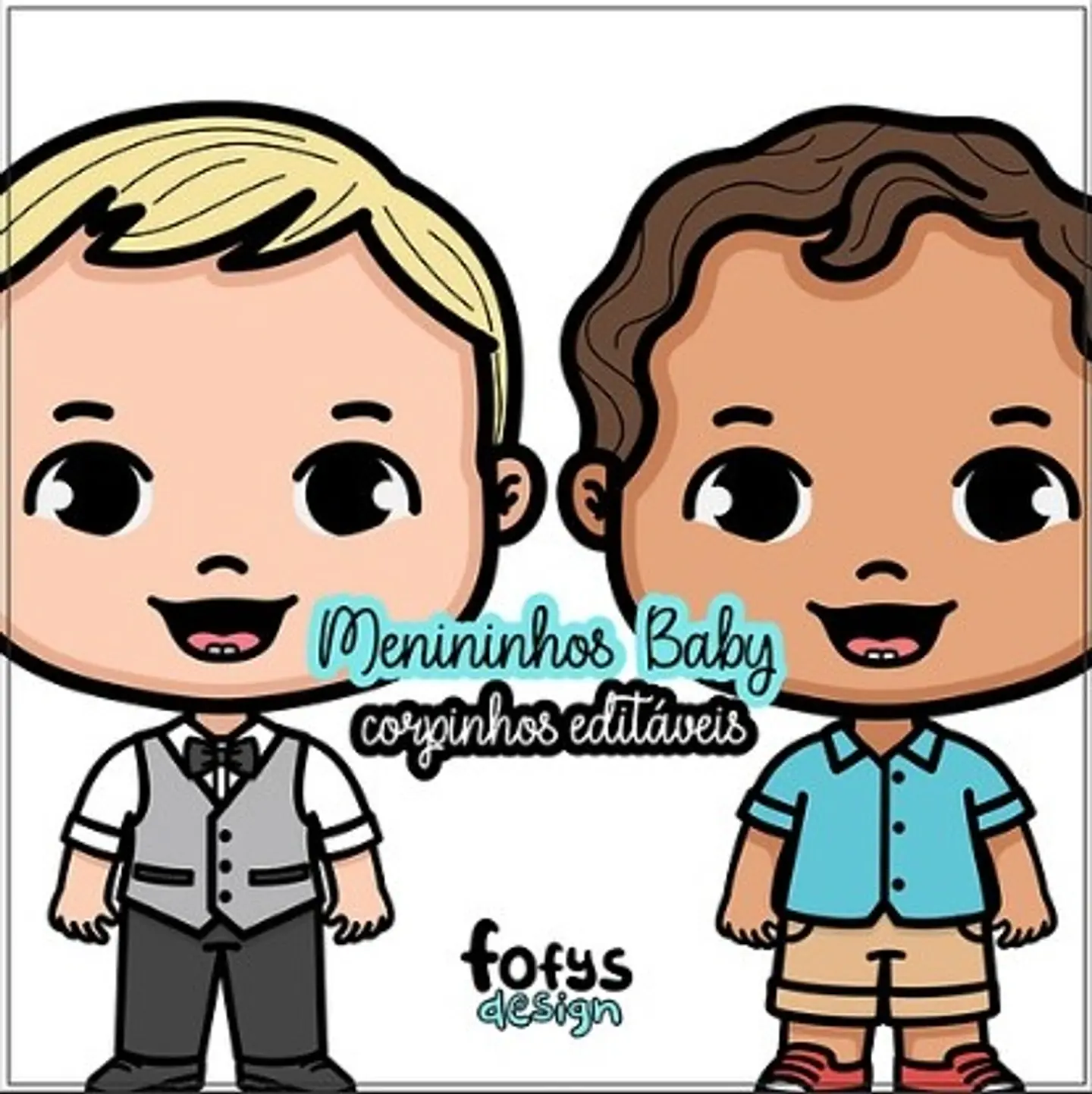 Kit Digital Menininhos Baby Editáveis 35 1