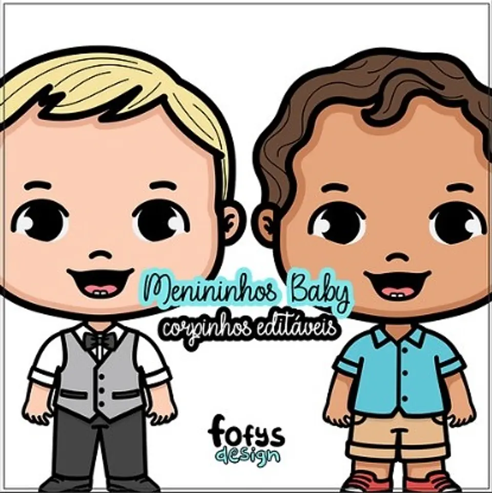 Kit Digital Menininhos Baby Editáveis 35 1