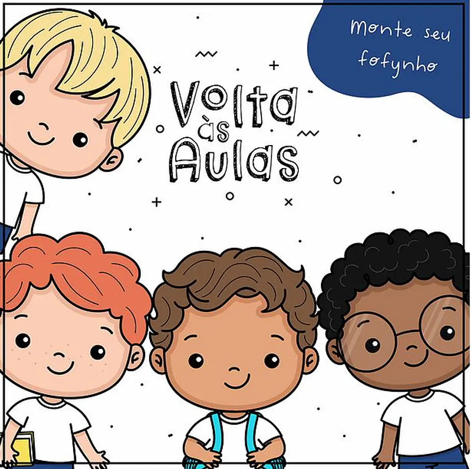 Kit Digital Volta Às Aulas Fofynhos 110 1