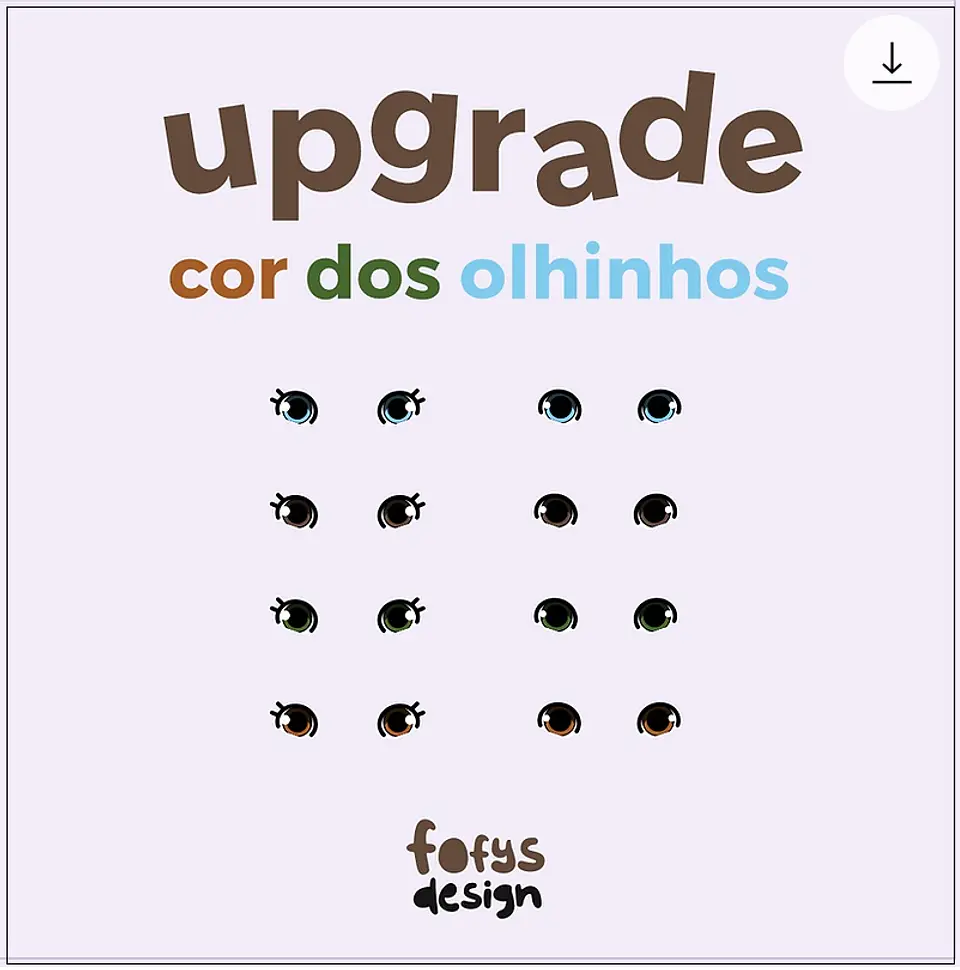Kit Digital Upgrade Olhinhos 107 1