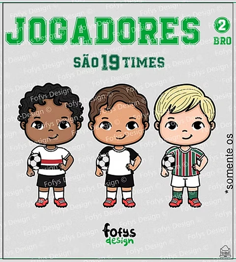 Kit Digital Futebol Bola No Braço Bro 64