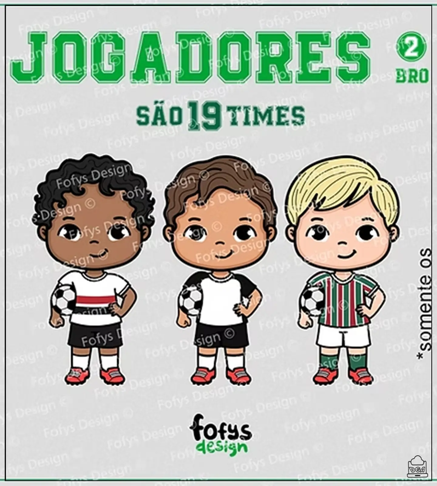 Kit Digital Futebol Bola No Braço Bro 64 1
