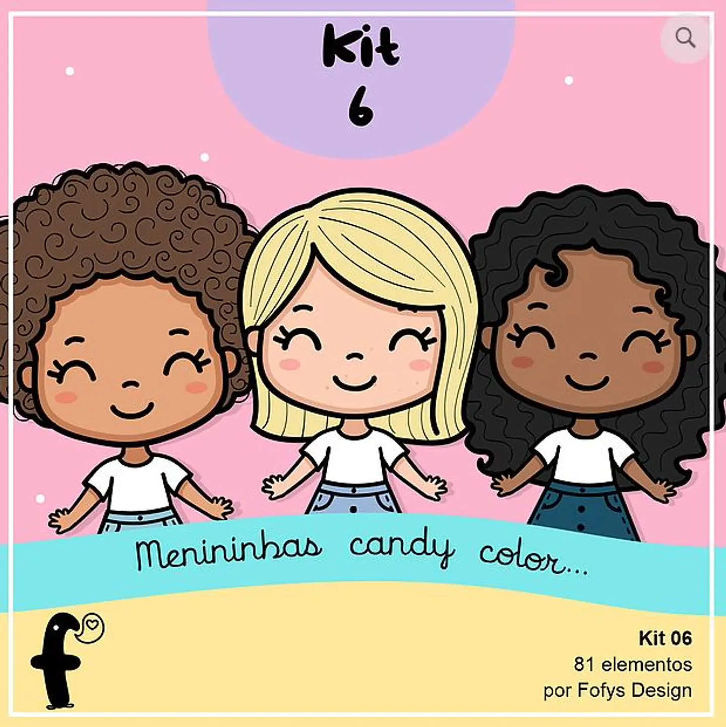 Kit Digital Menininhas Candy Color 94 1