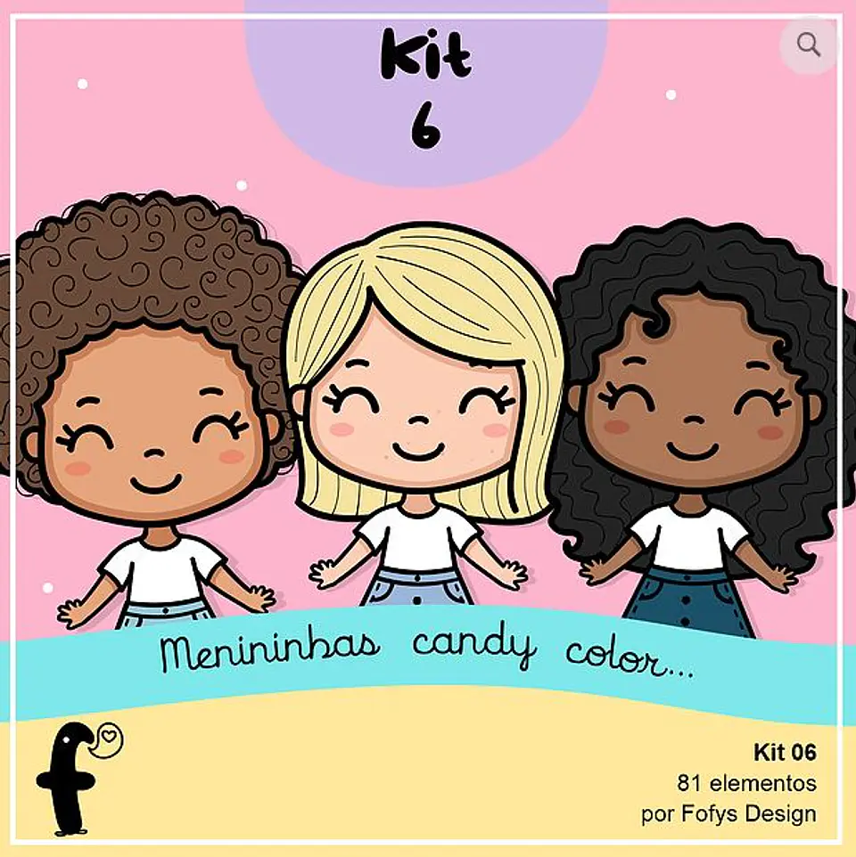 Kit Digital Menininhas Candy Color 94 1