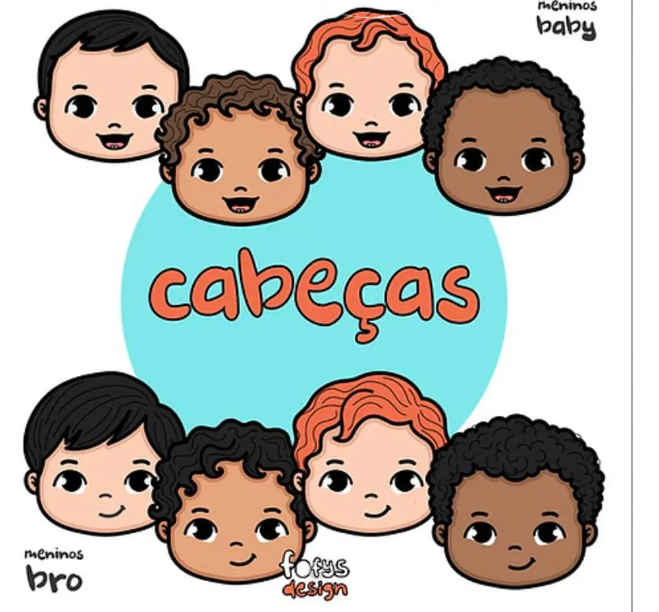 Kit Digital Cabeças Baby e Bro 46 1