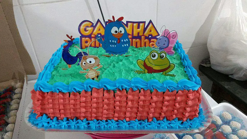 Arquivo de Corte Topo de Bolo Galinha Pintadinha 5 1